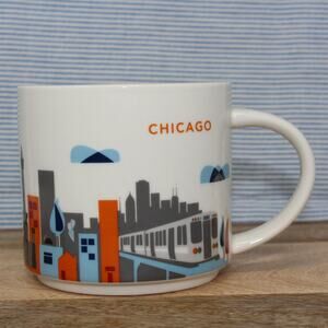 CHICAGO Starbucks Coffee Mug YOU ARE HERE Collection 2015 14oz